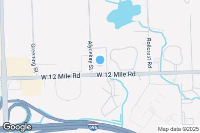 Map image of the property - WOODHUES APARTMENTS - Ideal Farmington Hills Location!