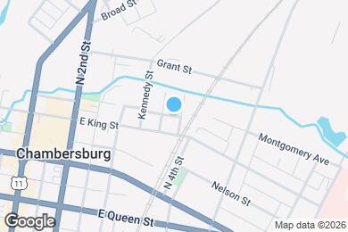 Map image of the property - 389 E King St