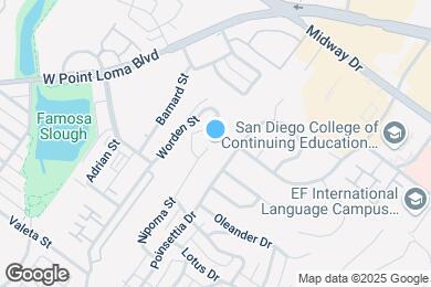 Map image of the property - 3825 Leland St