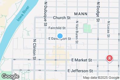 Map image of the property - 313 E Davenport St
