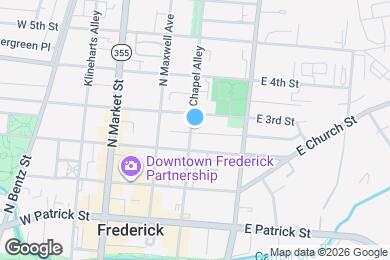 Map image of the property - 208 E 3rd St