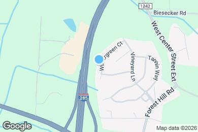 Map image of the property - 136 Wintergreen Ct