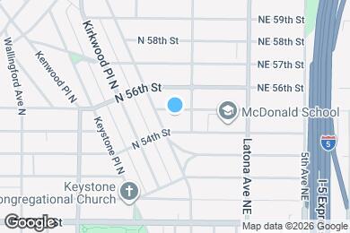 Map image of the property - 2319 N 55th St