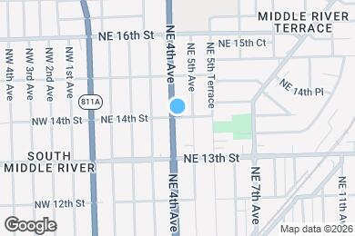 Map image of the property - 426 NE 14th St