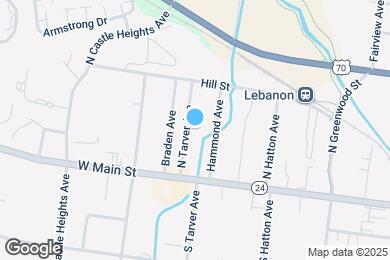 Map image of the property - 119 N Tarver Ave