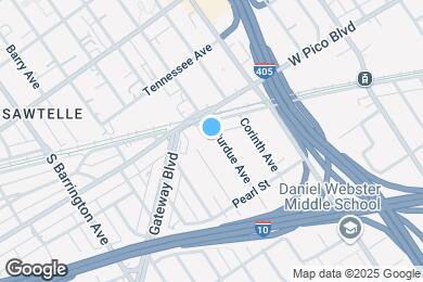 Map image of the property - 2425 Purdue Ave