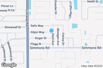 Map image of the property - 4544 Gilpin Way