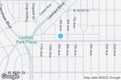 Map image of the property - 3029 W Vernon Ave