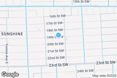 Map image of the property - 3507 19th St SW
