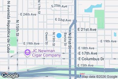 Map image of the property - 1912 E 19th Ave