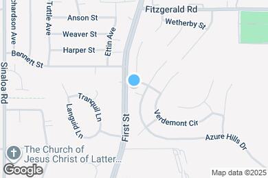 Map image of the property - 725 Azure Hills Dr