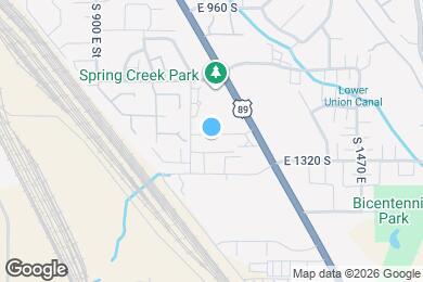 Map image of the property - 1102 E 1270 S