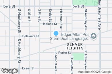 Map image of the property - 1221 Delaware St