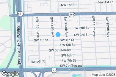 Map image of the property - 11361 SW 4th St