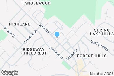 Map image of the property - 1226 N LBJ Dr
