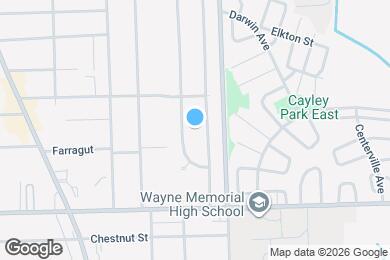 Map image of the property - 1839 Ackley Ave