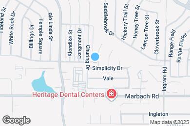Map image of the property - 1359 Bayou Dr