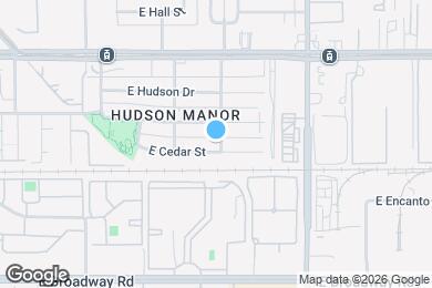Map image of the property - 1538 E Cedar St