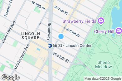 Map image of the property - 45 W 67th St