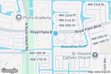Map image of the property - 6890 Royal Palm Blvd