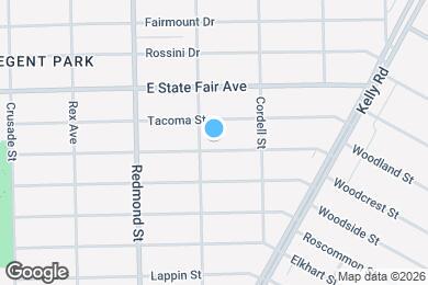 Map image of the property - This beautifully updated 4-bedroom, 2-bath single-family home is ready for move-in!