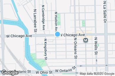 Map image of the property - 427 W Chicago Ave