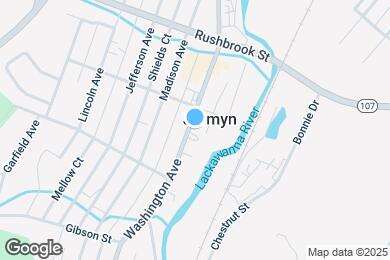 Map image of the property - 550 Washington Ave