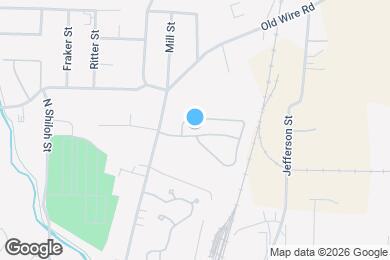 Map image of the property - Mill Creek Apartments