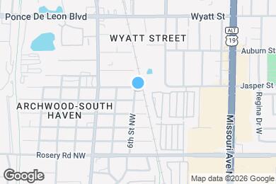 Map image of the property - 1524 6th St NW