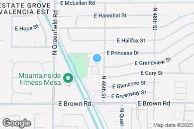 Map image of the property - 4548 E Grandview St