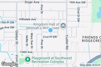 Map image of the property - 2622 21st Ave SW