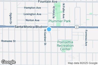 Map image of the property - 1037 N Vista St