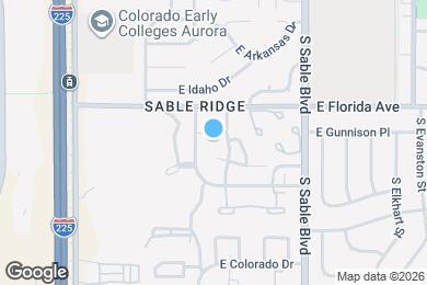 Map image of the property - 14134 E Florida Pl