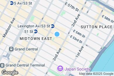 Map image of the property - 230 E 52nd St