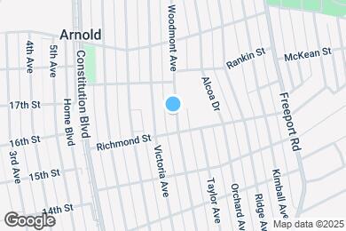 Map image of the property - 1715 Woodmont Ave