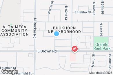 Map image of the property - 6134 E Glencove St