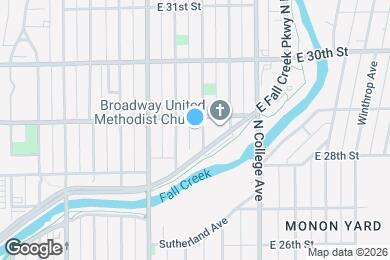 Map image of the property - 2830 N Park Ave