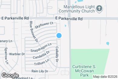 Map image of the property - 1020 Callalily Dr