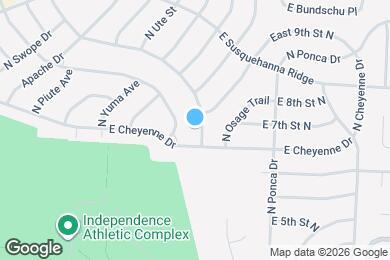 Map image of the property - 706 N Redwood Dr