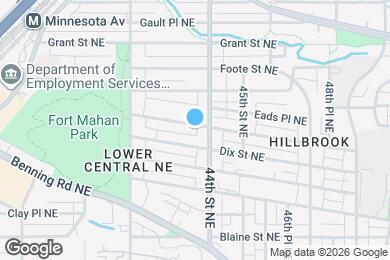 Map image of the property - 4255 Eads St NE