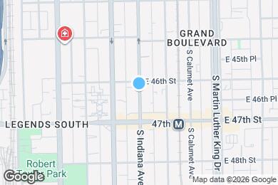 Map image of the property - 4608 S Indiana Ave