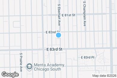 Map image of the property - 8220 S Eberhart Ave