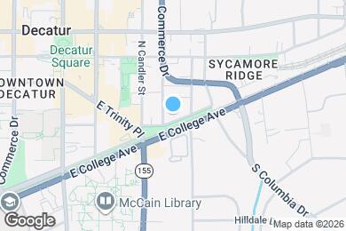Map image of the property - 410 E Howard Ave