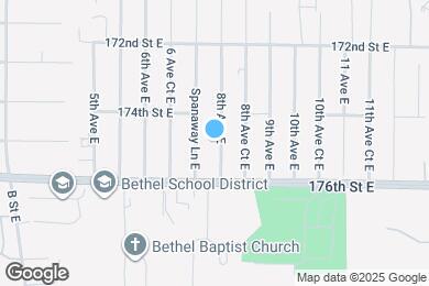 Map image of the property - 17426 8th Ave E