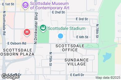 Map image of the property - Scottsdale Suites Apartments