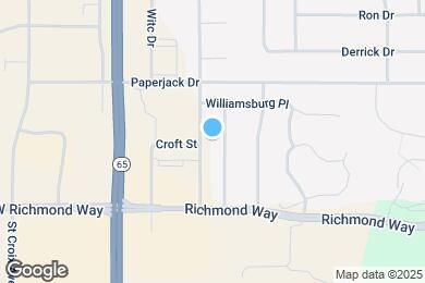 Map image of the property - 1563 Gunston Dr