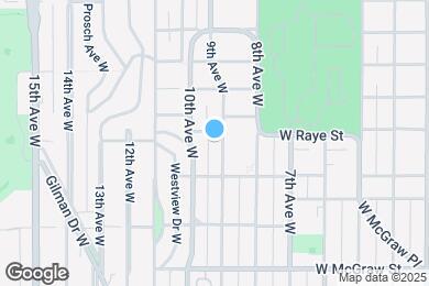 Map image of the property - 2581 9th Ave W