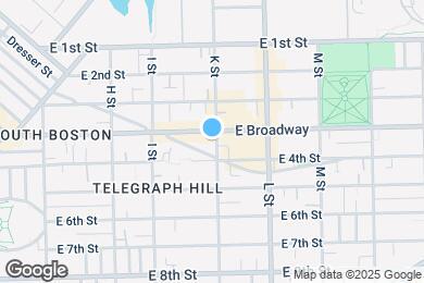 Map image of the property - 673 E Broadway
