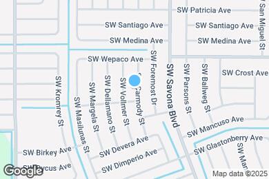 Map image of the property - 3562 SW Carmody St