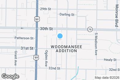 Map image of the property - 3050 Adams Ave